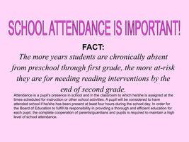January Attendance Message