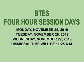 Four Hour Session Days