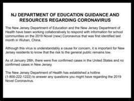 Information Regarding the Coronavirus